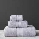 Pure Color Thick Cotton Bath Towel Set Increased