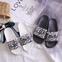 Summer Sandals And Slippers Couple Taking a Bath