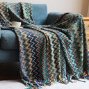 Bohemian Sofa Blanket Knitting Office Nap Air Conditioning