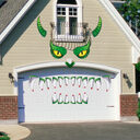 Creative Halloween Plastic Eyes Decoration Green Monster Door