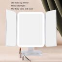 Trifold Makeup Mirror With Light 68 LED Vanity
