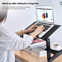 Folding Desk Retractable Adjustable Study In Bed Aluminum