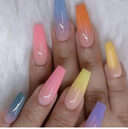 Long Ballet Nails With Flat And Pointed Water