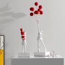 Bubble Girl Character Sculpture Decoration