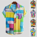 Novelty Button White New Men Shirts For Stylish