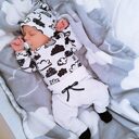 Baby 3 Piece Set Cloud Print