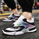 Colorful Casual Shoes Flying Woven Men's Trend Sports