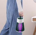 Electric-Shock Physical Mosquito Killer Light Purple Trap Portable
