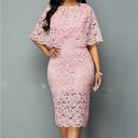 MD African Lace Dresses For Women Fashion New