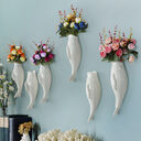 Simple Modern Creative Wall Ceramic Goldfish Vase Restaurant