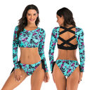 European And American Split Long-sleeved Diving Surfing Suit