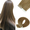 Double-sided Adhesive Hair Extension Piece PU Wig