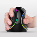 Ergonomics Vertical Gaming Mouse 6 Buttons Wired Wireless