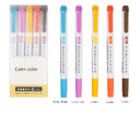 25 Colors Double Head Highlighter Pen Mildliner Fluorescent