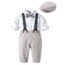 Autumn New Long Sleeve Khaki Suit Infant Clothing