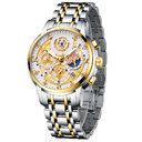 New Fashion Mens Watch Stainless Steel Luxury Waterproof