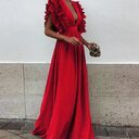 Plus Size Maxi Dress Womens Party Gown Long