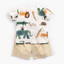 Baby Clothes Korean Children'S Clothing Boy Animal Print