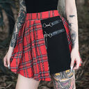 Gothic Pleated Short Skirt Women