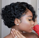 European And American Wigs Women's Short Curly Hair