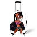 Nopersonality African Art Girl Travel Accessories Luggage Cover