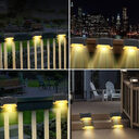 New Upgrade Waterproof LED Solar Fence Lamp Deck