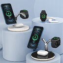3 In 1 Magnetic Wireless Charger Stand Watch