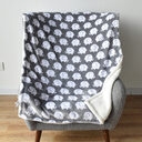 Baby Flannel Blanket Shawl