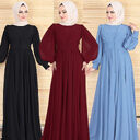 High-density Double Chiffon Fashion Simple And Elegant Muslim