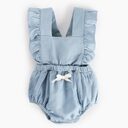 Ins Denim Baby One-piece Bodysuits Romper Spring