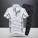 Short Sleeved Set Men's Summer Sportswear Two-piece