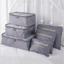 6 PCS Travel Storage Bag Set for Clothes