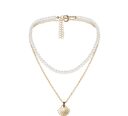 KISS WIFE Retro Pearl Choker Necklaces For Women