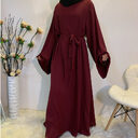 F889 Muslim Women's Long Skirt Abaya Dubai Middle