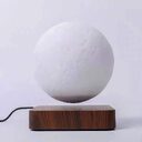 Magnetic Levitation Table Lamp Moon Light 3D Printing