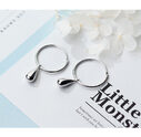 Sterling Silver Earrings Female Temperament Water Drop Hypoallergenic