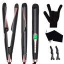 New 2 In 1 Flat Iron Curler Twist