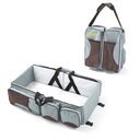 Baby Folding Bed Mommy Bag Portable One-shoulder Mom
