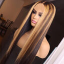 Wig Ladies Chemical Fiber Hair Cover Piano Color