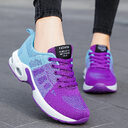 Casual Shoes Breathable Lightweight Mother Lace-up Cushioned Sneakers