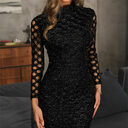 Wish Hot Sparkling Hollow Dress
