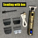 Electric Hair Clipper Oil head LCD Display USB