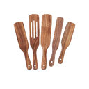 Acacia Teak Spatula Cooking kitchen Utensil Set Wooden