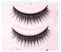 Natural Short Cross False Eyelashes Handmade Fake Eye