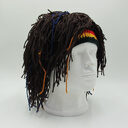 1Pc Reggae Jamaican Rasta Hat Dreadlocks Wig Caribbean