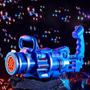 Gatling Bubble Gun Machine Children'S Automatic Electric Porous