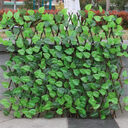 Simulation Fence Garden Outdoor Wooden Plant Decorative Telescopic