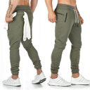 Sports Trousers Men'S Fitness Hanging Towel Running Training