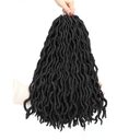 Ombre Curly Crochet Hair Synthetic Braiding Extensions