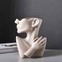 Modern Nordic Style Creative Portrait Vase Human Head